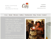 Tablet Screenshot of cakemeup.com